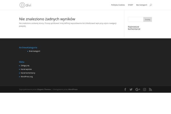 Divi theme site design template sample