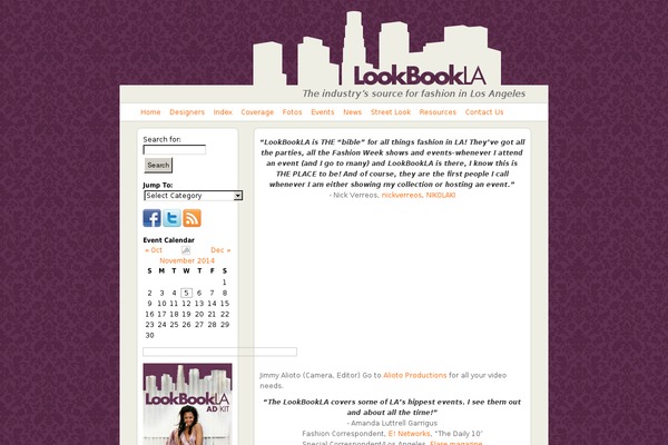 lookbookla.com site used Lookbookla