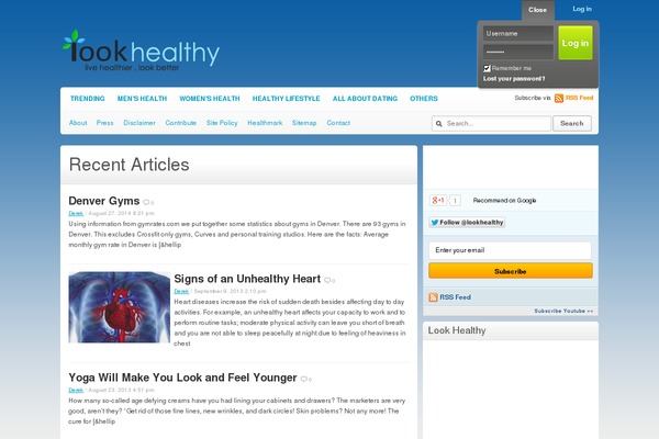 lookhealthy.org site used Lookhealthy