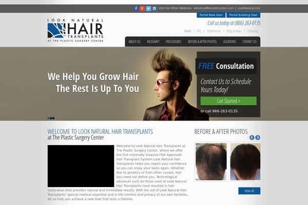 looknaturalhairtransplants.com site used Hair