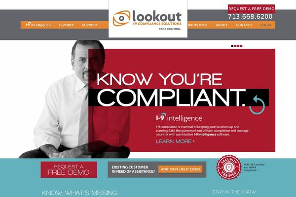 lookoutservices.net site used Lookout-v2