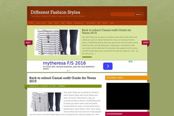 Stitchpress theme site design template sample