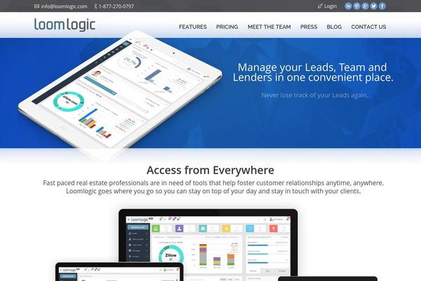 WordPress website example screenshot