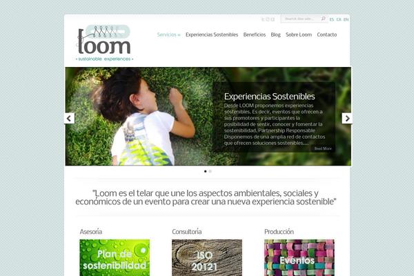 Chameleon theme site design template sample
