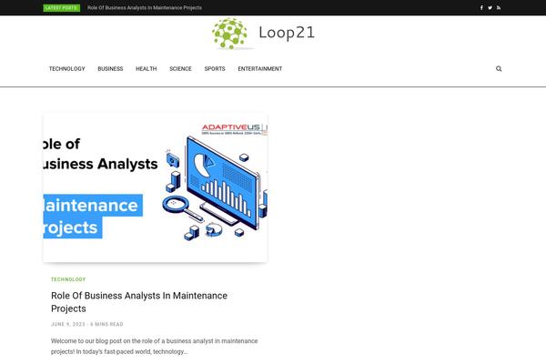 loop21.com site used Contentberg