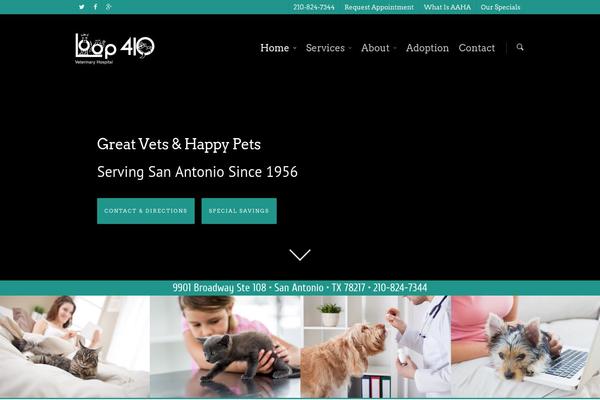 WordPress website example screenshot