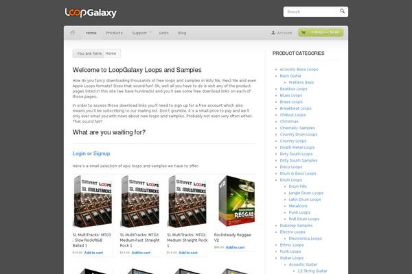 loopgalaxy.com site used Woostore2