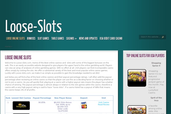 loose-slots.com site used Slotstyle