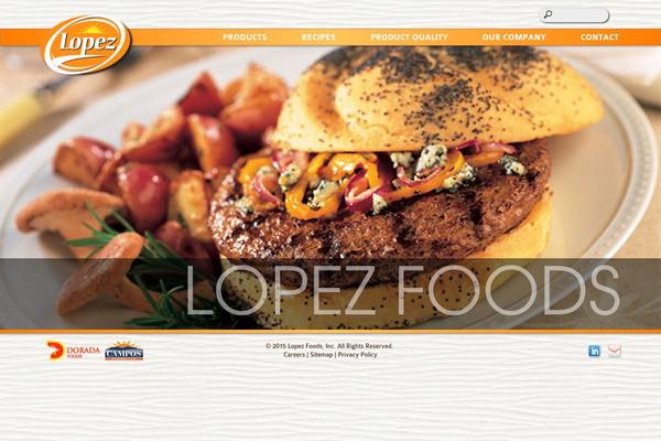 Lopez theme site design template sample