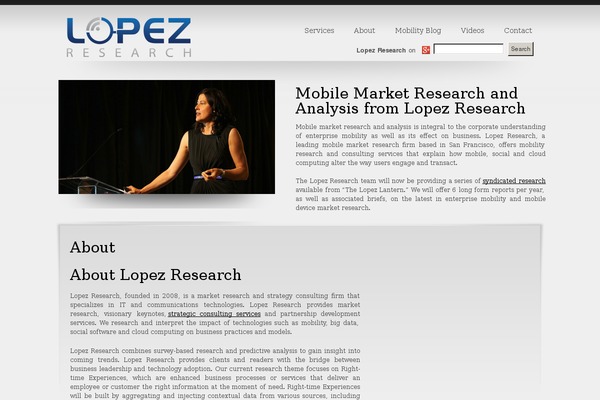 lopezresearch.com site used Vivee3