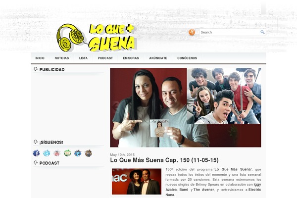 loquemasuena.com site used Musicstore