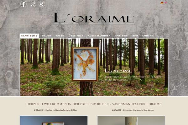 loraime.com site used Webdesignland