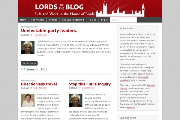 lordsoftheblog.net site used Magazinebasic-child