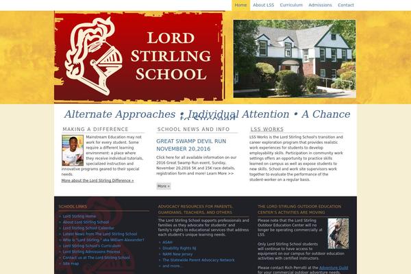 lordstirling.org site used Headway-162