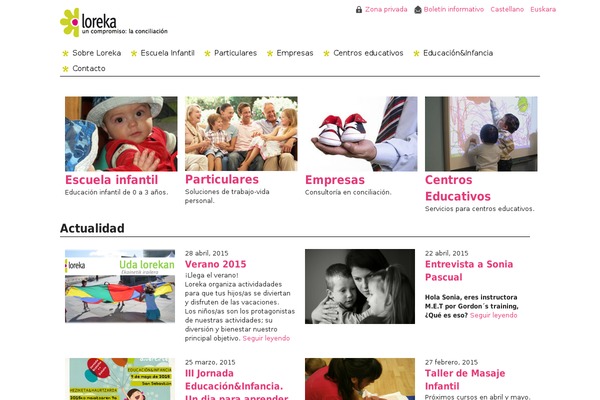 WordPress website example screenshot