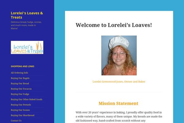 Twenty Fifteen theme site design template sample