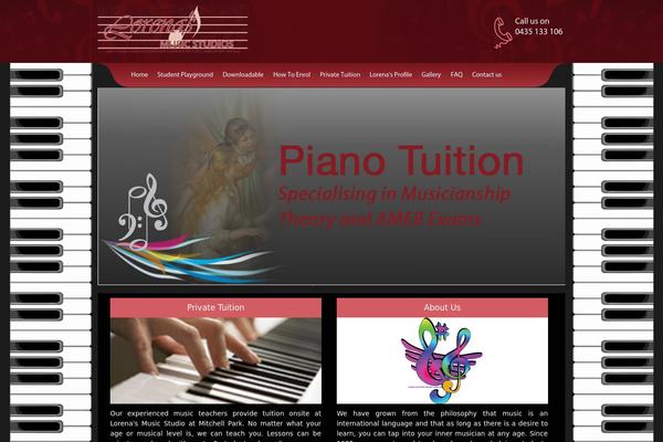 lorenas-music.com.au site used Softqube