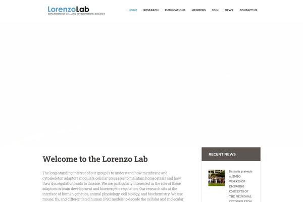 Albertino theme site design template sample