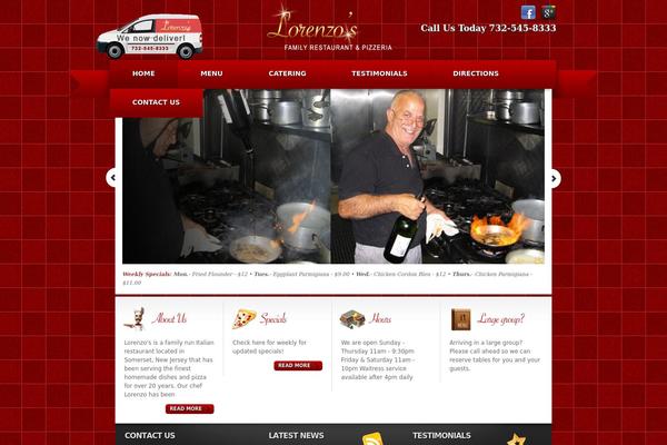 lorenzospizzanj.com site used Italianrestaurant