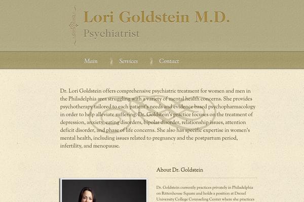 lorigoldsteinmd.com site used Lagoldstein