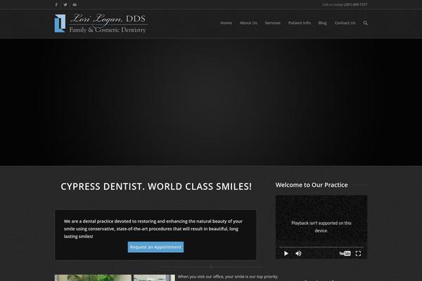 Enfold theme site design template sample
