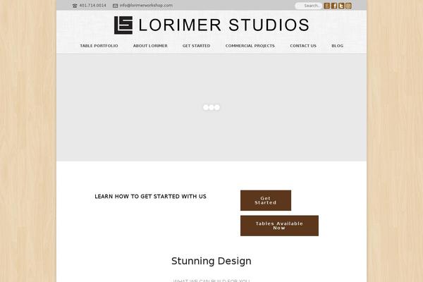 lorimerworkshop.com site used Jupiter5