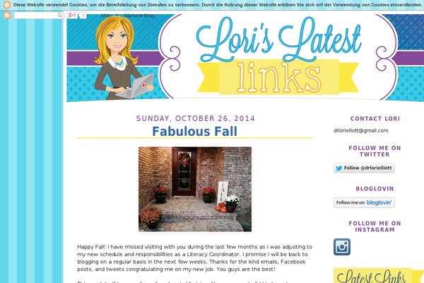 lorislatestlinks.com site used Wonderopolis