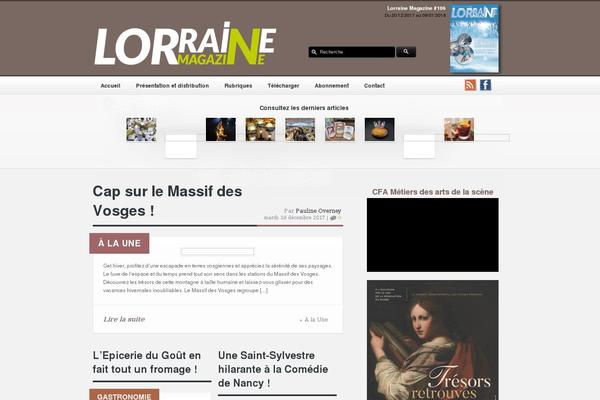 lorrainemag.com site used Lorrainemag
