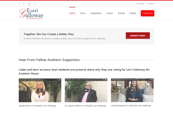 WordPress website example screenshot