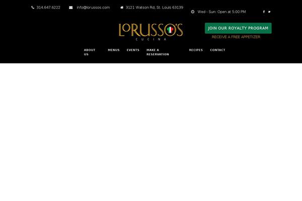 lorussos.com site used Recibo