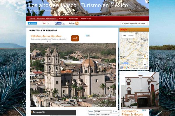 Travel Blogger theme site design template sample