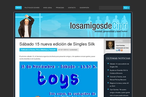 losamigosdecipri.com site used Themecipri