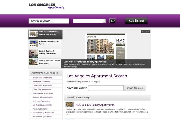 WordPress website example screenshot