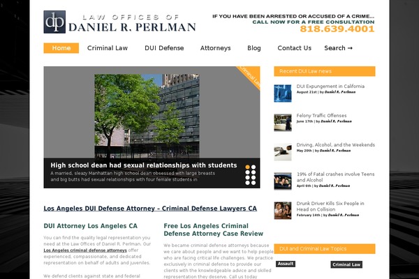 Gonzo theme site design template sample