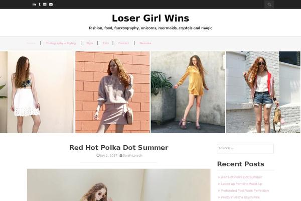 losergirlwins.com site used Flat White