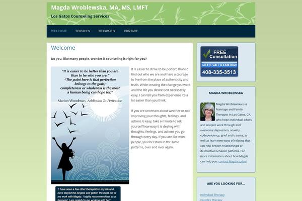 WordPress website example screenshot