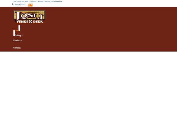 WordPress website example screenshot