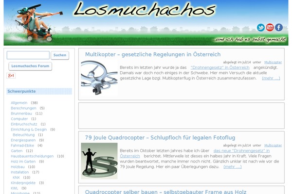 losmuchachos.at site used Gnarf_theme_7