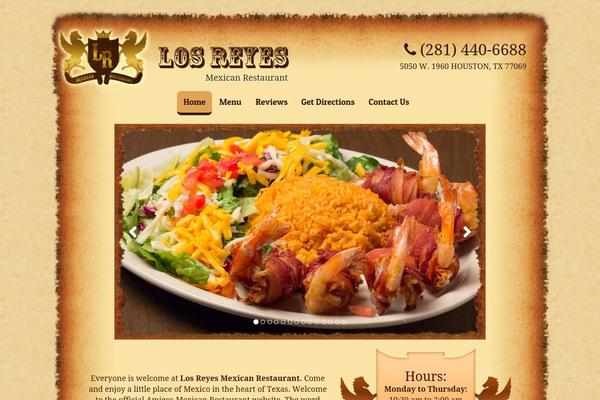 losreyesmexicanrestaurant.com site used Restaurant-framework
