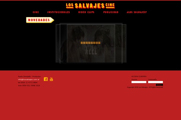 lossalvajes.com.ar site used Lossalvajes