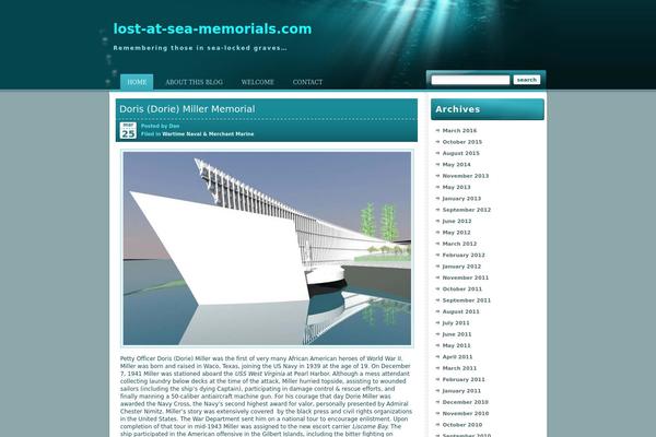 lost-at-sea-memorials.com site used Under the Sea