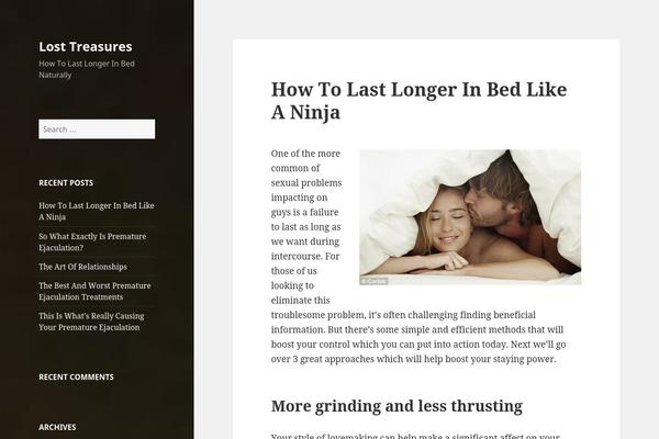 Twenty Fifteen theme site design template sample