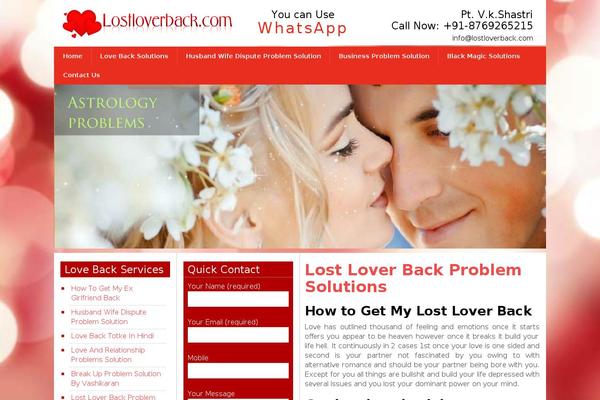 lostloverback.com site used Lostloverback
