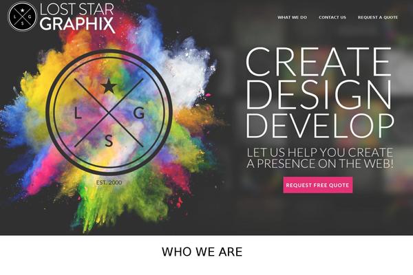Jupiter theme site design template sample