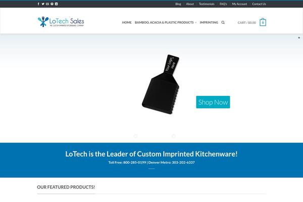Flatsome theme site design template sample