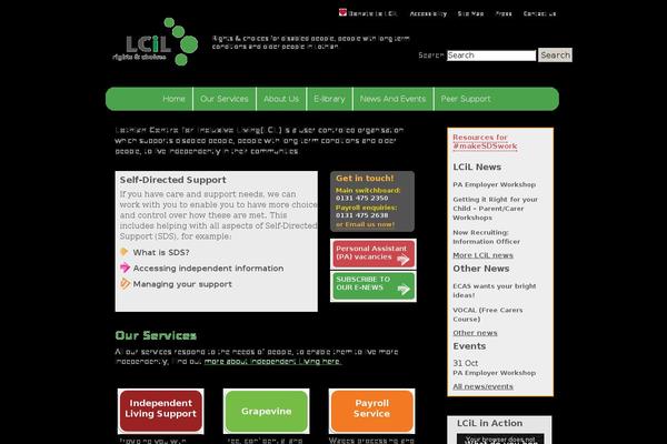 lothiancil.org.uk site used Clltheme