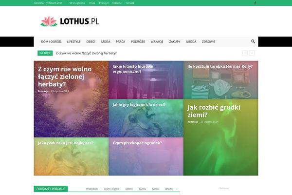 Newspaper theme site design template sample