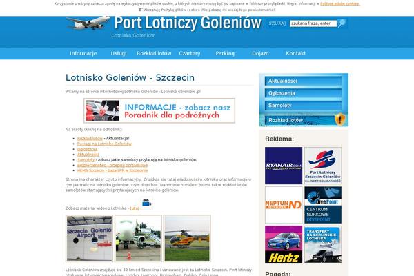 lotniskogoleniow.pl site used Bluesensation.1.1
