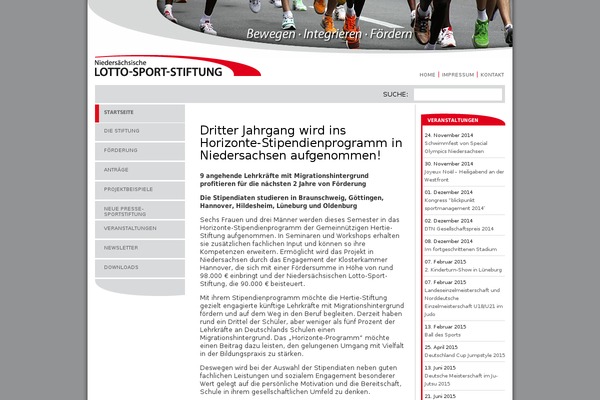 lotto-sport-stiftung.de site used Stiftung