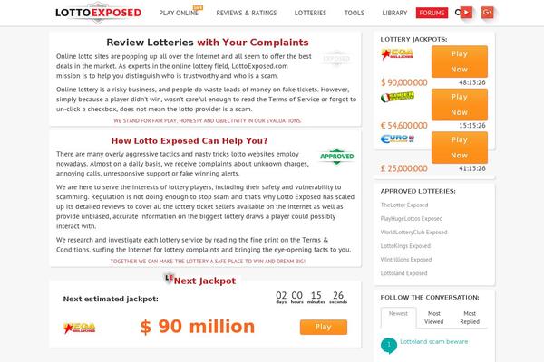 lottoexposed.com site used Lottoexposed